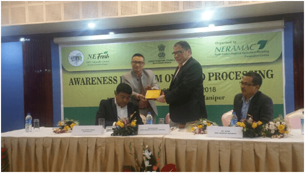 Participation in Awareness program on Processing, Investors Meet, January 2018, Manipur